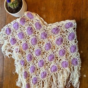 Super SoftCrochet Poncho with Fringe